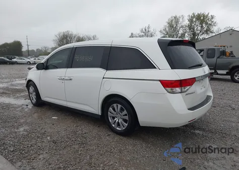 2017 Honda Odyssey Ex-L из США, поврежденный, VIN 5FNRL5H68HB005500
